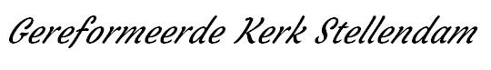 Logo for Gereformeerde kerk stellendam